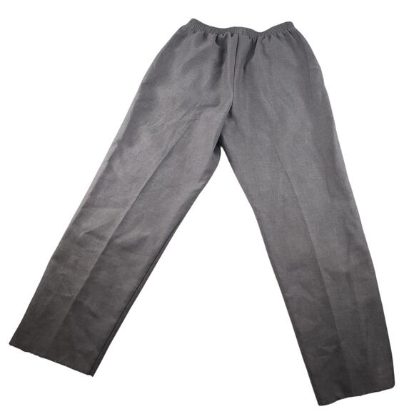 Alfred Dunner Pants Womens 12P Petite Lot of 3 Gray Turquoise Sky Blue Pull On - Picture 2 of 16